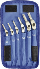 6 Piece T25 to T50 Hex Handle Torx Driver Set