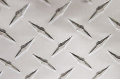 Stainless Steel Tread Plates; Length (Inch): 48; Tread Design: Diamond; Thickness (Decimal Inch