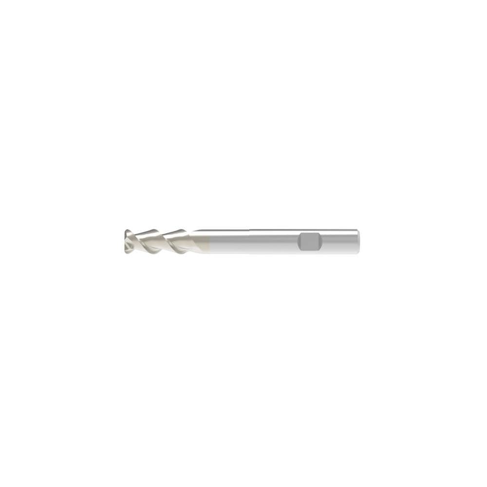 Corner Radius End Mill: 5.00 mm Dia, 13.00 mm LOC, 0.50 mm Radius, 2 Flute, Solid Carbide