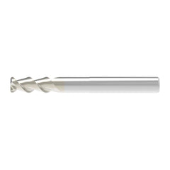 Corner Radius End Mill: 25.00 mm Dia, 65.00 mm LOC, 4.00 mm Radius, 2 Flute, Solid Carbide