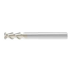 Corner Radius End Mill: 25.00 mm Dia, 65.00 mm LOC, 2.00 mm Radius, 2 Flute, Solid Carbide