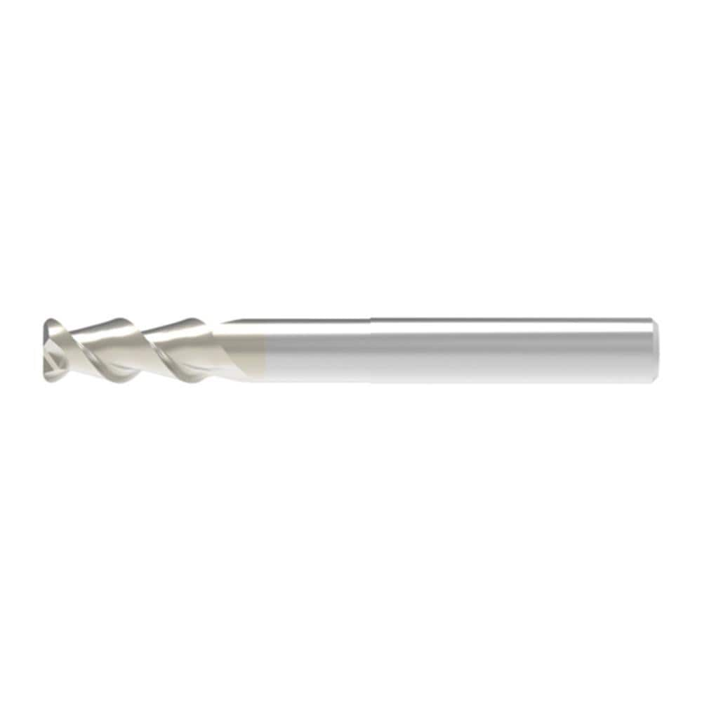 Corner Radius End Mill: 5.00 mm Dia, 13.00 mm LOC, 0.30 mm Radius, 2 Flute, Solid Carbide