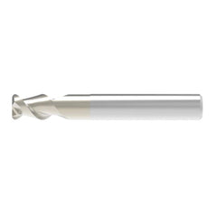 Corner Radius End Mill: 5.00 mm Dia, 8.00 mm LOC, 0.30 mm Radius, 2 Flute, Solid Carbide