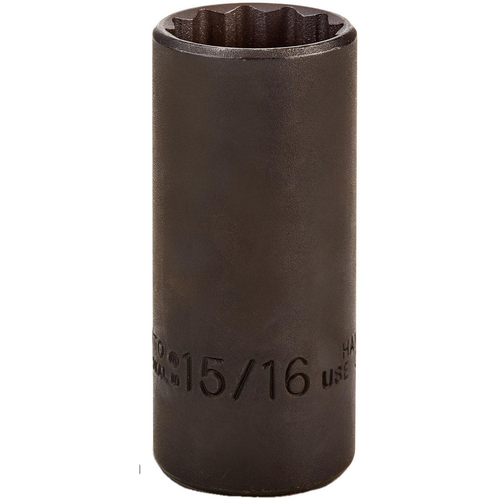 Hand Socket: 3/8" Drive, 15/16" Socket, 12-Point