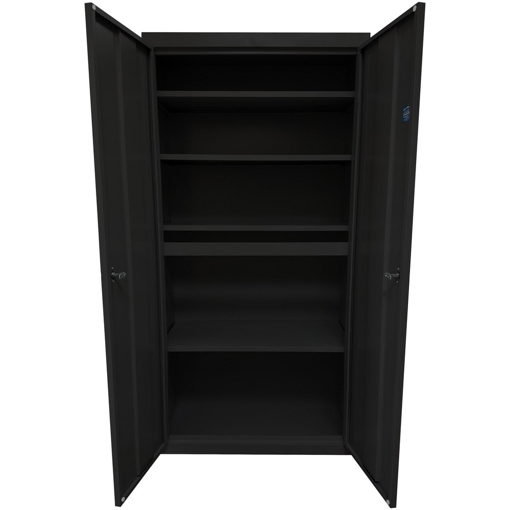 Steel Steel Storage Cabinet Cabinet: 36" Wide, 18" Deep, 72" High