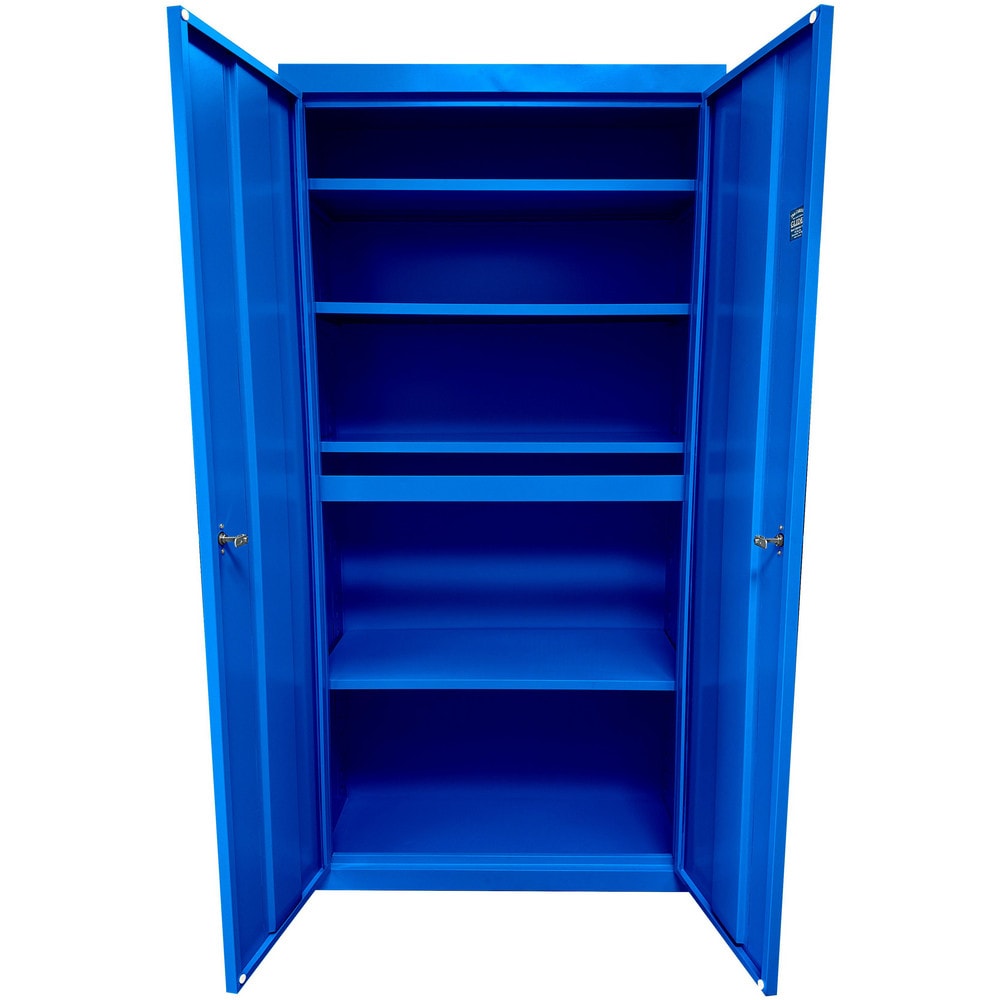 Steel Steel Storage Cabinet Cabinet: 36" Wide, 24" Deep, 78" High