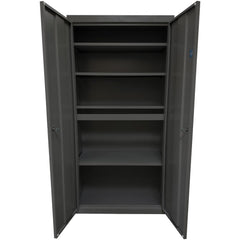 Steel Steel Storage Cabinet Cabinet: 36" Wide, 24" Deep, 78" High