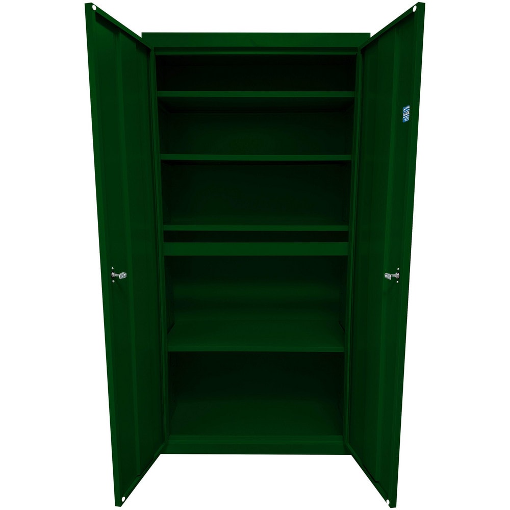 Steel Steel Storage Cabinet Cabinet: 36" Wide, 18" Deep, 72" High