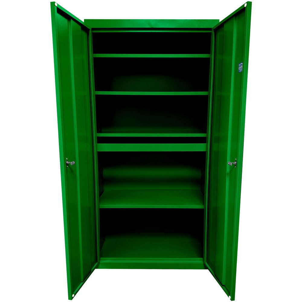 Steel Steel Storage Cabinet Cabinet: 24" Wide, 18" Deep, 72" High