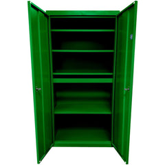 Steel Steel Storage Cabinet Cabinet: 30" Wide, 18" Deep, 72" High