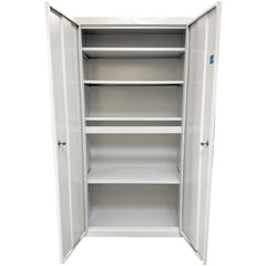 Steel Steel Storage Cabinet Cabinet: 36" Wide, 18" Deep, 72" High