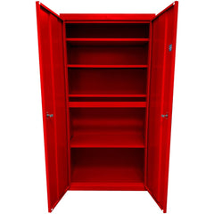 Steel Steel Storage Cabinet Cabinet: 36" Wide, 24" Deep, 78" High