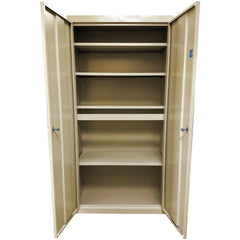 Steel Steel Storage Cabinet Cabinet: 36" Wide, 18" Deep, 78" High