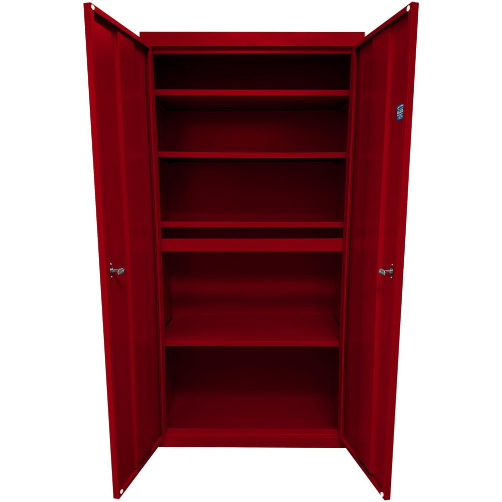 Steel Steel Storage Cabinet Cabinet: 36" Wide, 24" Deep, 72" High