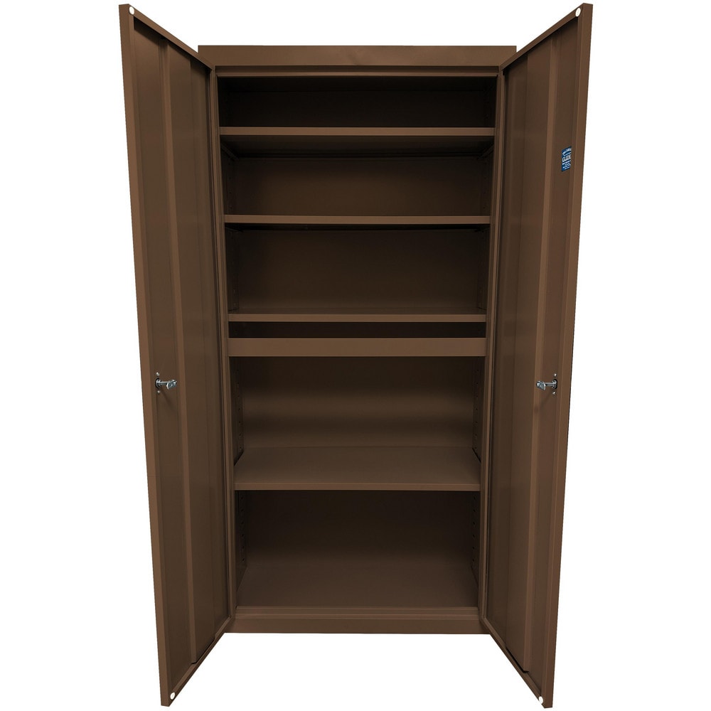 Steel Steel Storage Cabinet Cabinet: 36" Wide, 18" Deep, 78" High