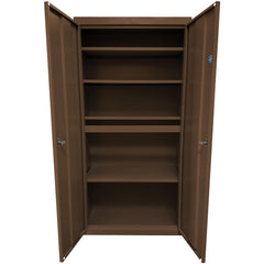 Steel Steel Storage Cabinet Cabinet: 36" Wide, 18" Deep, 78" High