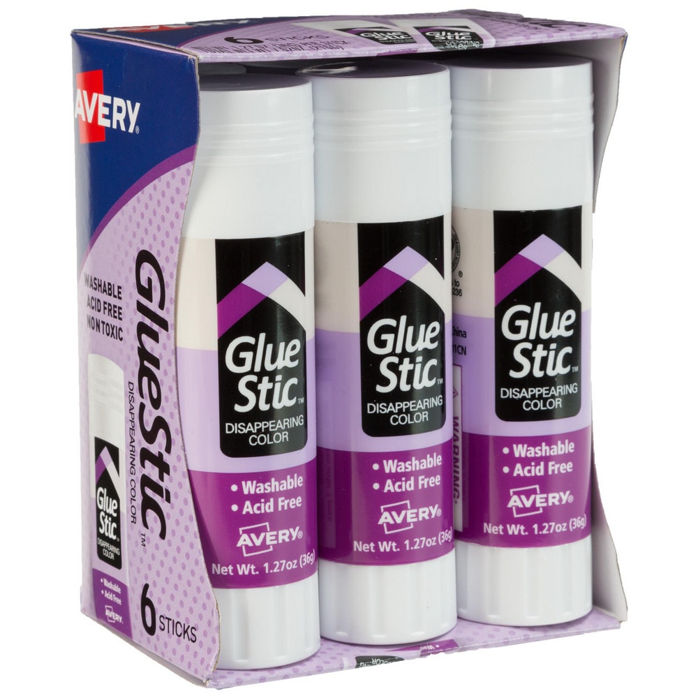 All Purpose Glue: 1.27 oz Stick, Purple