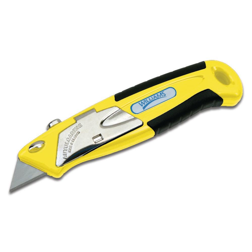 Utility Knives, Snap Blades & Box Cutters; Type: Utility Knife; Blade Type: Single Edge; Handle Material: Aluminum with Rubber Grip; Blade Material: Steel; Blade Length (mm): 61.91; Blade Length (Decimal Inch): 2.4375