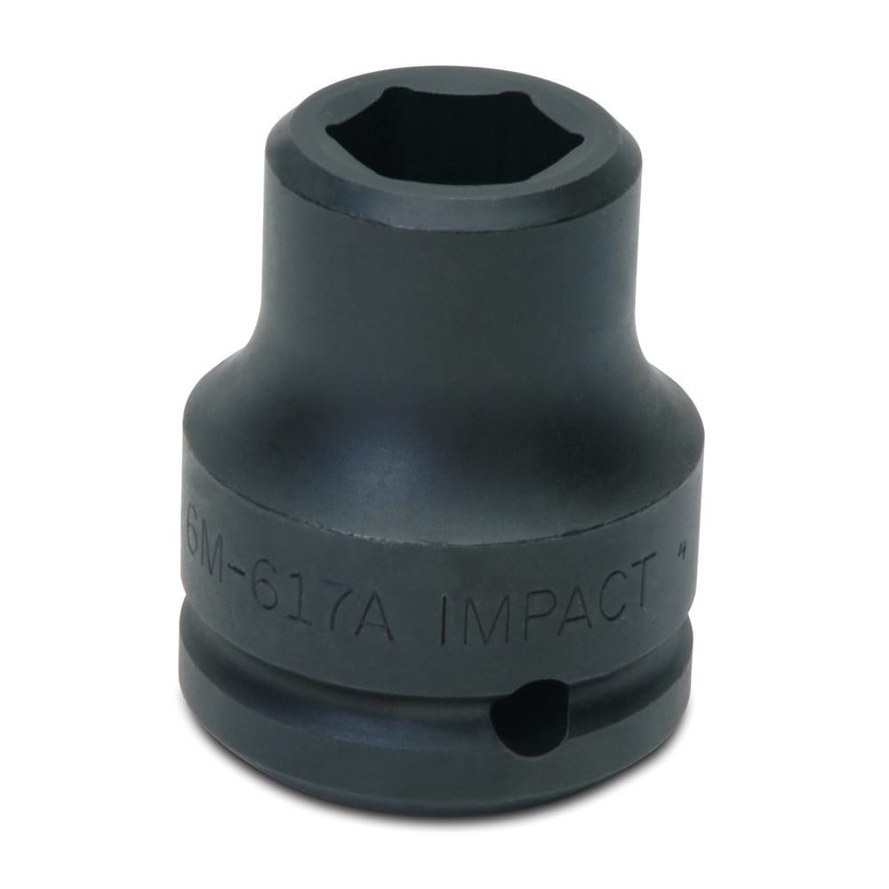 Impact Socket: 3/4" Drive, 32 mm Socket, Hex Drive