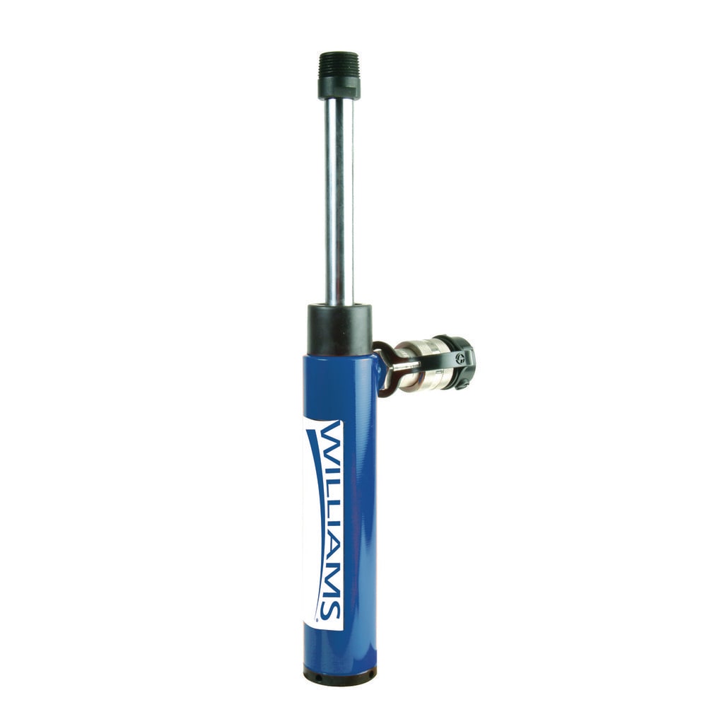 Portable Hydraulic Cylinders; Actuation: Single Acting; Load Capacity: 10 TON; Stroke Length: 5.95; Piston Stroke (Decimal Inch): 5.9500; Oil Capacity: 14.48; Cylinder Effective Area: 2.44; Lowered Height: 11.75