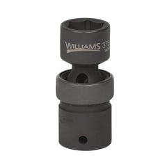 Impact Socket: 1/2" Drive, 18 mm Socket, Hex Drive