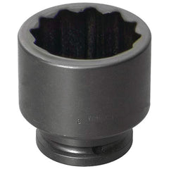 Impact Socket: 1-1/2" Drive, 1-15/16" Socket, Square Drive