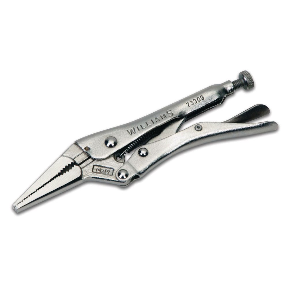 Locking Pliers; Jaw Texture: Serrated; Jaw Style: Serrated Jaw; Overall Length Range: 5 in & Longer; Overall Length (Inch): 9