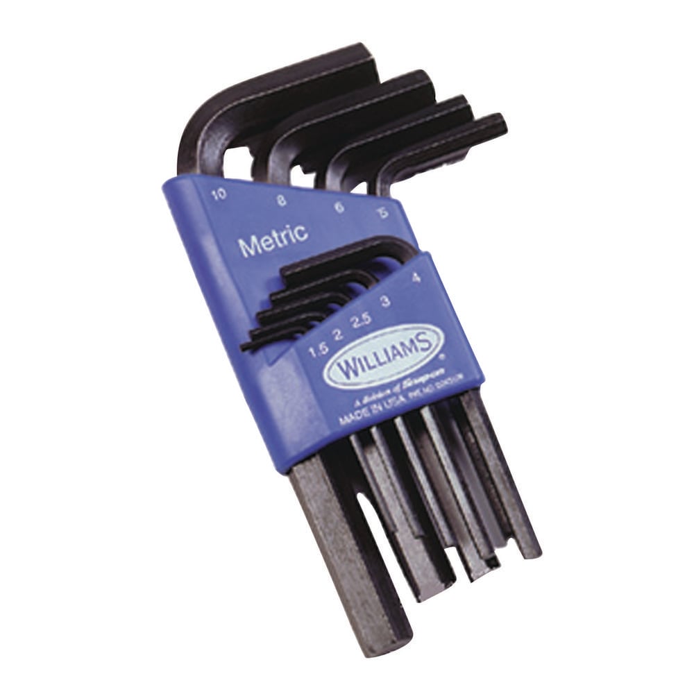 Hex Key Sets; 7PC 1.5-6MM BLK OXIDE SHORT HEX KEY SET