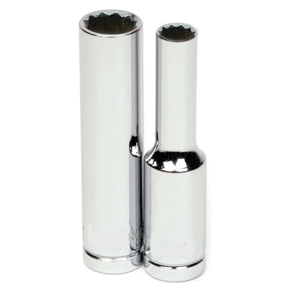 Deep Socket  Hand Socket: 1/4" Drive, 5.50 mm Socket, 12-Point