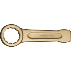 Slogging Box End Wrench: 38 mm, 12 Point, Single End