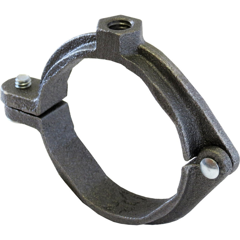 Pipe & Cable Clamps; Clamp Type: Extension Split Pipe Clamp; Clamp Color: Gray; Material: Malleable Iron; Load Capacity (Lb.): 180.000; Nominal Pipe Size: 3/4