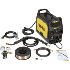 MIG Welders; Input Voltage: 120V; Input Amperage: DC; Minimum Output Amperage: 30 A; Maximum Output Amperage: 140 A; Open Circuit Voltage: 51 V; Duty Cycle: 90A@30%; Phase: Single; Frequency: 50