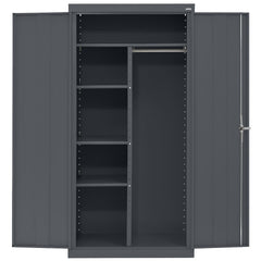 Steel Combination Storage Cabinet: 36" Wide, 18" Deep, 72" High