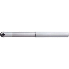 Indexable Ball Nose End Mill: 32 mm Cut Dia, Solid Carbide, 230 mm OAL