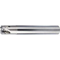 Indexable Square-Shoulder End Mill: PSE15R125FA125-3L, 1-1/4" Cut Dia, 3.543" Max Depth of Cut, 1-1/4" Dia Weldon Flat Shank