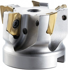 6" Cut Diam, 1-1/2" Arbor Hole Diam, 2.48" Max Depth, Indexable Square-Shoulder Face Mill