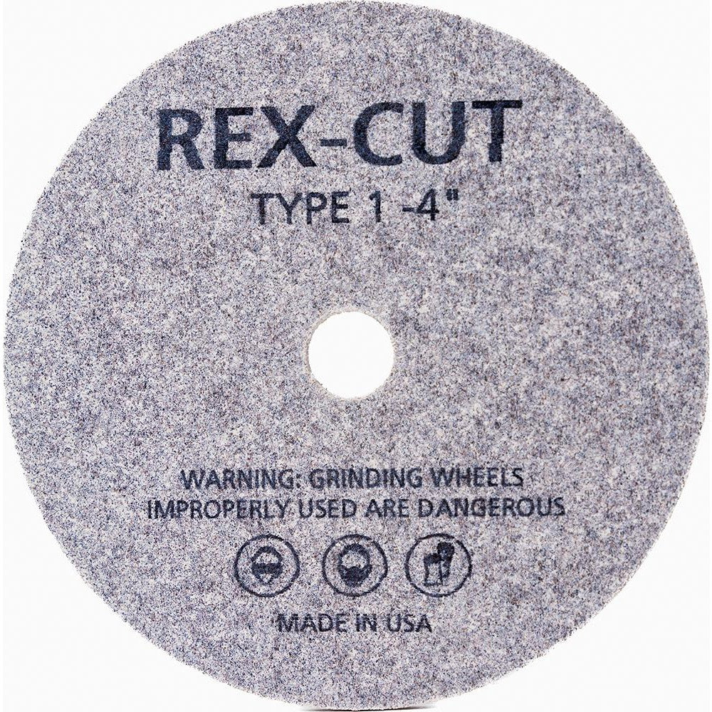 Deburring Wheel: 4" Dia, 1/16" Face Width, 1/4" Hole, Aluminum Oxide