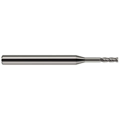 Square End Mill: 0.1406" Dia, 0.4250" LOC, 4 Flute, Solid Carbide