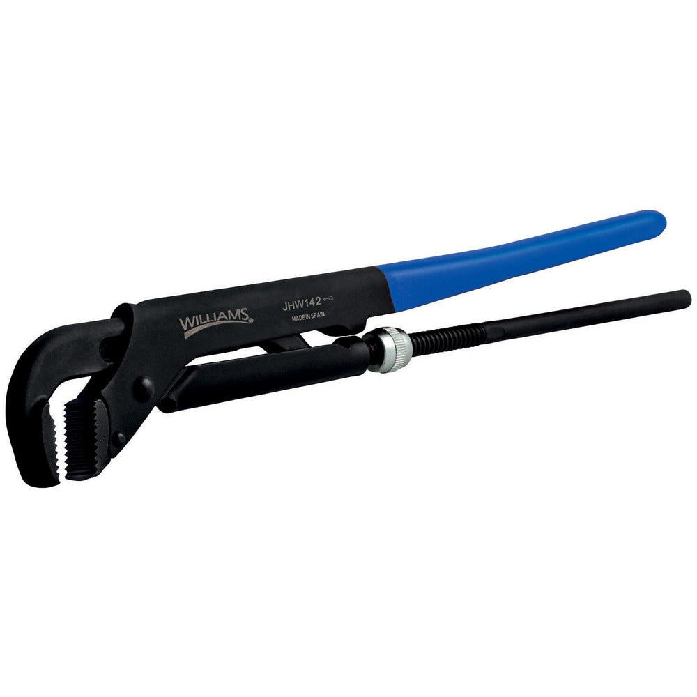 Pipe Wrenches; Wrench Type: Pipe Wrench Plier; Minimum Pipe Capacity (Inch): 1/8; Maximum Pipe Capacity (Inch): 2-1/2; Overall Length (Inch): 21-7/8; Material: Alloy Steel; Jaw Texture: Serrated; Finish: Steel