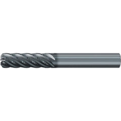 Roughing & Finishing End Mills; Mill Diameter (Fractional Inch): 3/8; Flute Type: Spiral; Number Of Flutes: 6; End Mill Material: Solid Carbide; Length of Cut (Inch): 1-1/8; Coating/Finish: AlCr