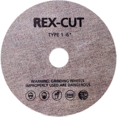 Deburring Wheel: 6" Dia, 3/4" Face Width, 5/8" Hole, Aluminum Oxide