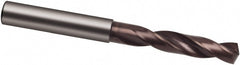 Screw Machine Length Drill Bit: 9.50 mm Dia, 140 deg Point, Solid Carbide