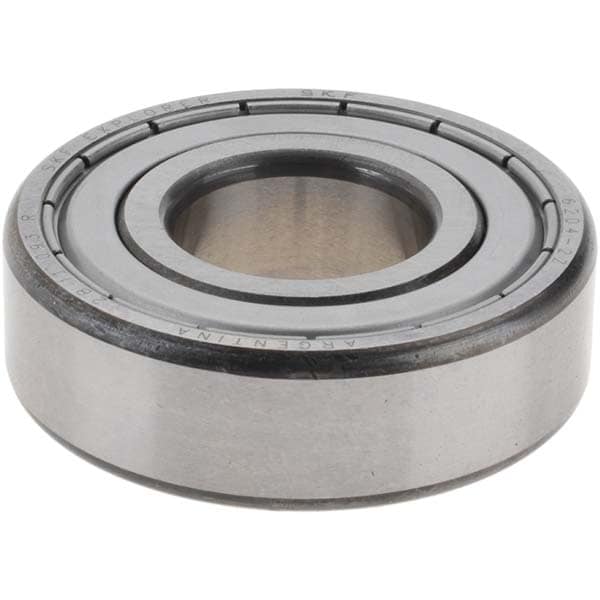 Deep Groove Ball Bearing: 47 mm OD, 0.5512" Wide, Double Shield