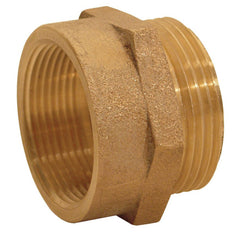 Brass & Chrome Pipe Fittings; Fitting Type: Female x Male Hex Nipple; Fitting Size: 1-1/2 x 1-1/2; End Connections: FNPSH x MNPT; Material Grade: 360; Connection Type: Threaded; Pressure Rating (psi): 175; Fitting Shape: Straight; Thread Standard: NPSH, N