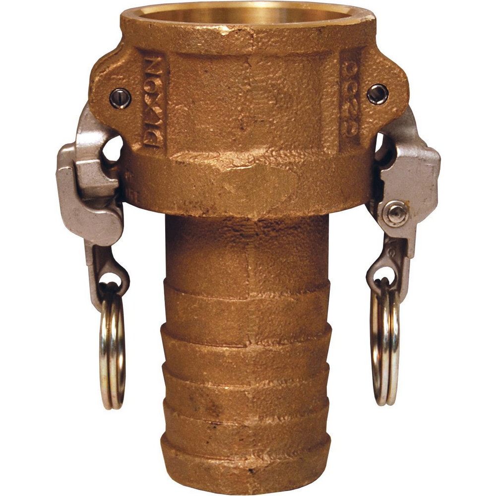 Suction & Discharge Hose Couplings; Type: Type C Coupler; Coupling Type: Cam & Groove; Coupling Descriptor: EZ Boss-Lock Coupler x Hose Shank; Material: Brass; Coupler Size (Fractional Inch): 1-1/2; Thread Size: Non-Threaded; Hose Size: 1-1/2