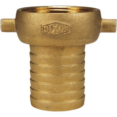 Suction & Discharge Hose Couplings; Type: King Short Shank Suction Hose Coupling; Coupling Type: Female Suction Coupling; Coupling Descriptor: Short Shank Female Suction Coupling; Material: Brass; Coupler Size (Fractional Inch): 2-1/2; Thread Size: 2-1/2;