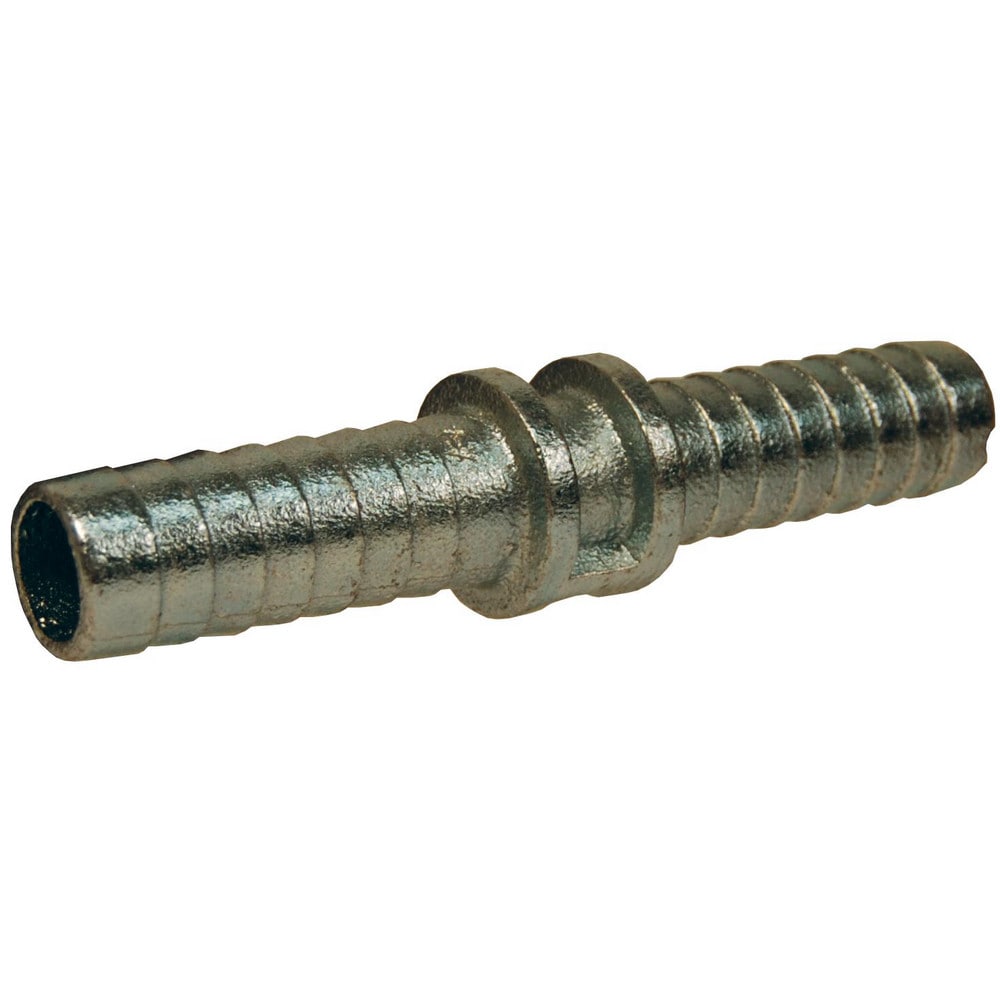 Suction & Discharge Hose Couplings; Type: Boss Hose Mender; Coupling Type: Hose Mender; Coupling Descriptor: Hose Mender; Material: Plated Iron; Coupler Size (Fractional Inch): 1/2; Thread Size: Non-Threaded; Hose Size: 1/2