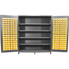 Modular Steel Storage Cabinet: 72" Wide, 24" Deep, 84" High