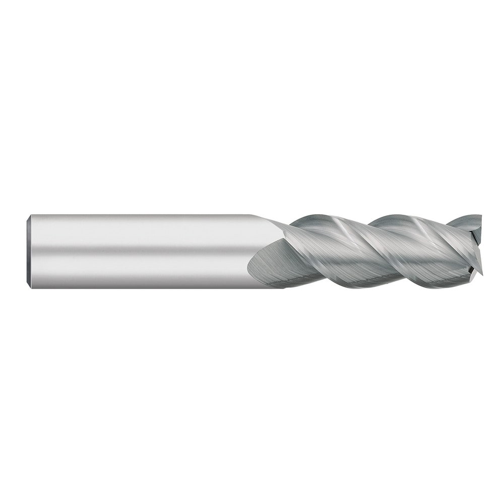 Square End Mill: 3/4" Dia, 1-5/8" LOC, 3 Flute, Solid Carbide