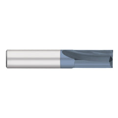 Square End Mill: 1/4" Dia, 3/4" LOC, 2 Flute, Solid Carbide